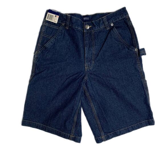 Y2K Skater Denim Cargo Utility Shorts size 30 - Picture 1 of 4